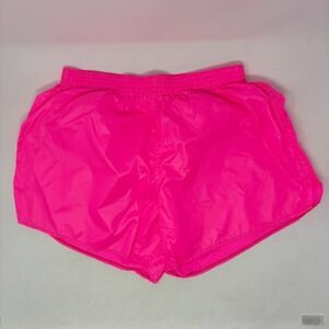 Vtg Soffe Shorts Mens Adult XL Pink Nylon Made in USA Athletic Gym Running